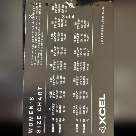 Women's Xcel Spring Icon Shorty Wetsuit - Size 6- Baczip - Picture 11 of 11